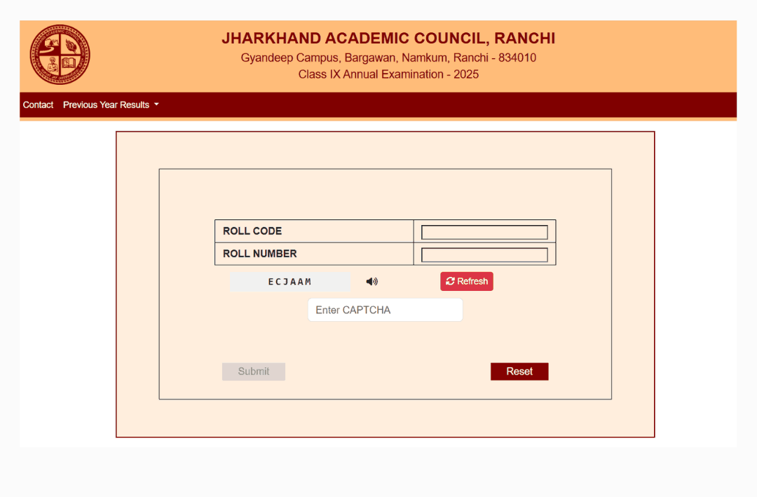 JAC Board Result 2025