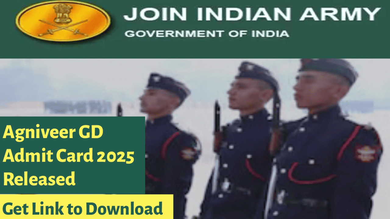 Agniveer GD Admit Card